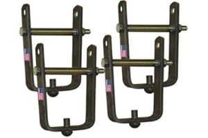 BILLET4X4 U.S. Made 3 inch Wide MEGA-Duty Axle Leaf Spring Rebound Clamps - Set of Four (4) (4x4 Vehicles)