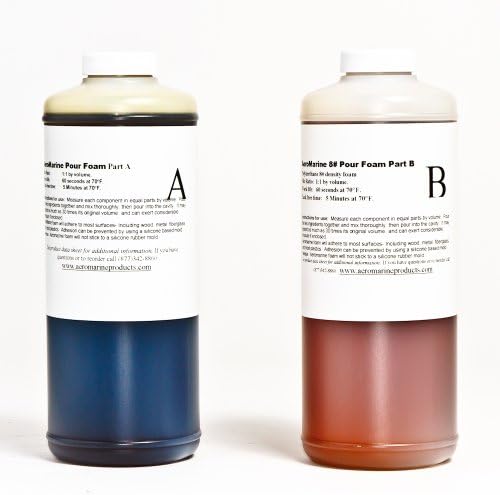 8# per Cubic Foot High Density Pour Foam, 0.5 gallons