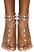 Bienvenu 2pcs Pearl Ankle Chain Bracelet Beach Wedding Foot Jewelry Barefoot Sandals Anklet Chain