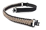 Paracord Two Point Rifle Sling with Swivels, Heavy Duty Gun Sling, Hunting Sling for Rifle, Multiple Colors by SREMMOS TM
