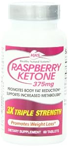 Image of Healthy Natural Systems Raspberry Ketone 3X Triple Strength