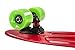 Flybar 22 Inch Kids Skateboard – Mini Cruiser Skateboards for Kids Ages 6-12, Outdoor Toys, Lightweight, Durable, Non-Slip Deck, ABEC-7 Bearings, Holds up to 175 lbs (Red)