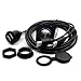 USB Flush Mount Cable – Rerii 2 Meter 6ft 2 USB Extension Flush, Dash, Panel Mount Cable, for Car, Boat, Motorcycle and More