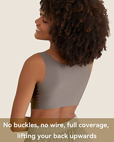 NIIDOR WOMEN’S SEAMLESS BRA INVISIBLE WIRELESS BRAS SOFT COMFY DAILY BRA WIREFREE T-SHIRT BRA WITH REMOVABLE PADS