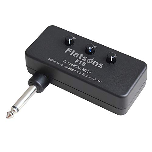 1 Flatsons Guitar Headphone Amplifier Miniature electric guitar amp Classic Rock Effect 3.5mm