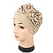 Luckystaryuan 3Pack Womens Chemo Hat Beanie Turban Headwear for Cancer Patients (Style 1)