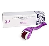 PREMIUM Derma Roller 0.3mm – Cosmetic Needling Instrument for Face and Body, 540 Titanium Microneedles – Effective and Safe Kit w/ Storage Case