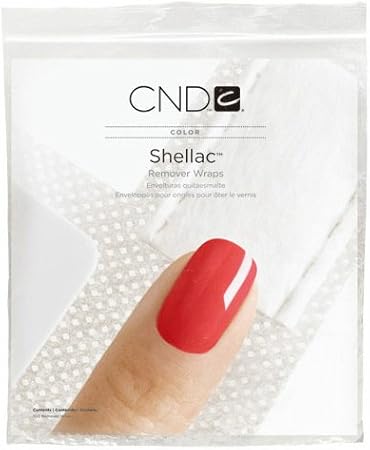 Amazon Cnd シーエヌディー シェラック リムーバーラップ 100枚入り Cnd ジェルネイル 通販