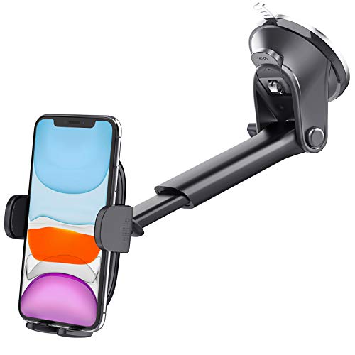 APPS2Car Suction Cup Car Phone Holder Mount, Dashboard/Windshield