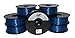 COLORME 3D Haze Filament Quality 3D Printer Filament Pacific Blue Haze PLA-1KG (2.2 LBS) Made in The USA 1.75 mm +/- 0.05 mm Accuracy-Pacific Blue Haze PLA