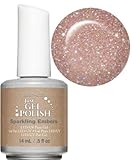 Ibd Just Gel Soak Off Led Uv Gel Nail Polish Sparkling Embers Nude Sparkle 14ml by IBD