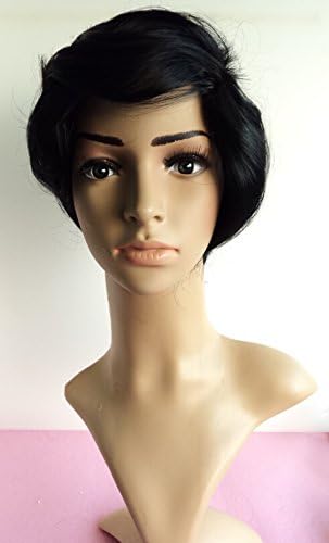 Wiged Femme Perruque Courte Simulation Curl Européennes Et