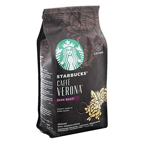 Starbucks Caff? Verona Kaffee, 3er Set, Dark Roast, R?stkaffee, R?stig S??, Gemahlen, 3 x 200 g – Bild 4
