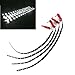 Cutequeen 30cm LED Car Flexible Waterproof Light Strip White (pack of 4)