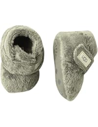 UGG Baby BIXBEE Crib Shoe, Charcoal, 0/1 M US Infant