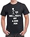 Well That's Not a Good Sign Men's Funny T-Shirt - (XX-Large) - Black