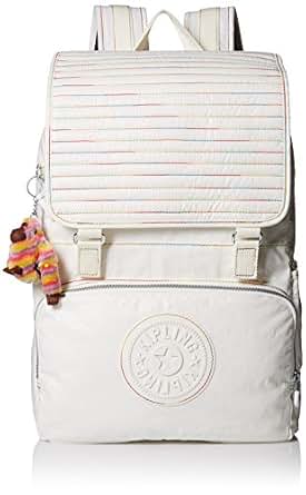 kipling striped backpack