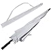 Rainlax Windproof Golf Umbrella 62 inch Automatic Open Large Sun Umbrellas (Silver White)