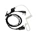 Advanced Nipple Covert Acoustic Tube Bodyguard FBI Earpiece Headset Mic PTT/VOX for 2-pin Kenwood Nexedge Hytera Puxing Wouxun Radio