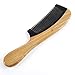 Breezelike Hair Comb - Fine Tooth Natural Sandalwood Buffalo Horn Comb - No Static Detangling Wooden Comb for Women, Men and Kids