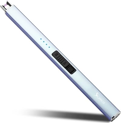 SUPRUS Electric Lighter Arc Windproof USB Rechargeable Blue