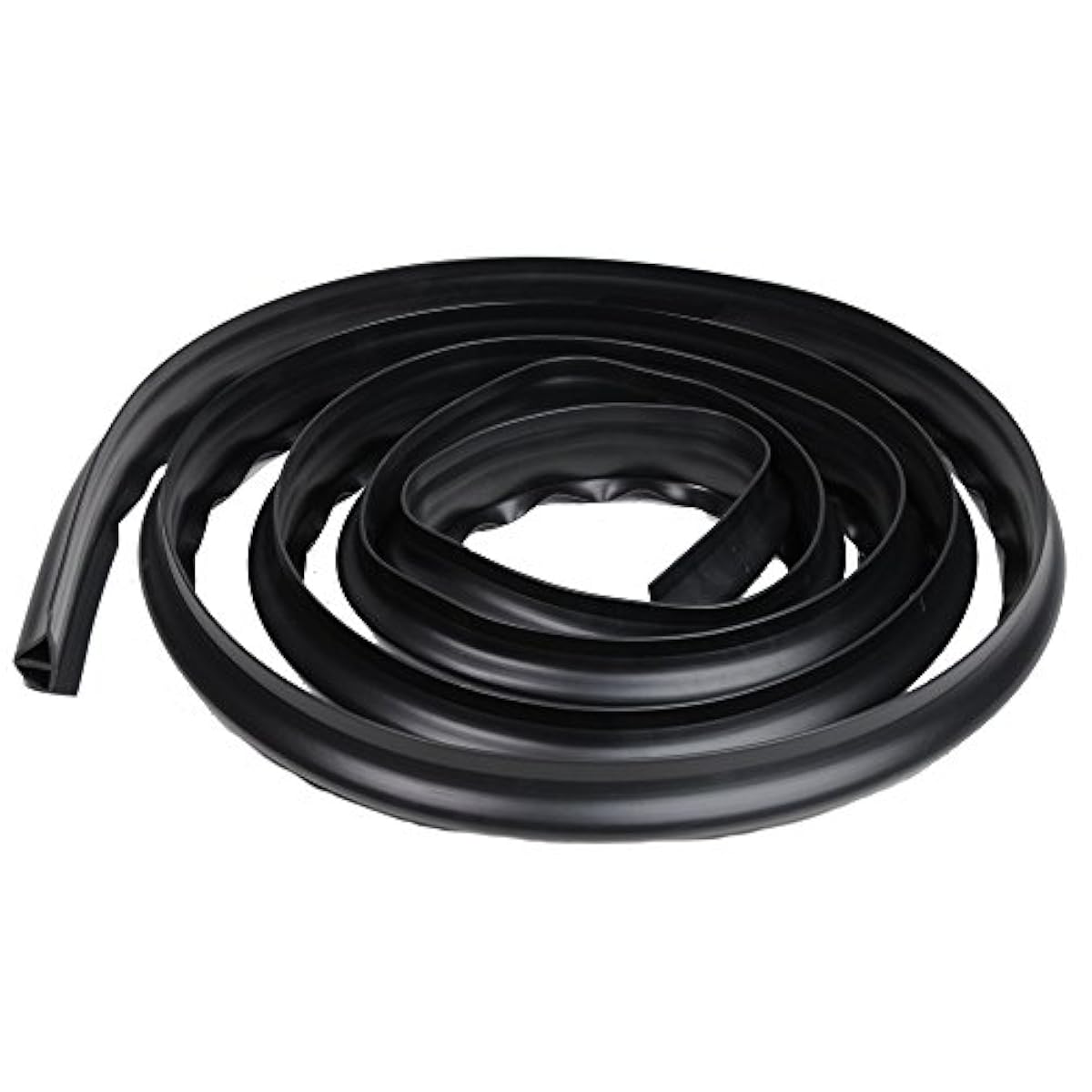 25 ft. Black P Profile Vinyl Marine Dock Edging Boat Corner Bumper