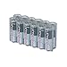 Storacell by Powerpax AA Battery Caddy, Clear, Holds 12 Batteries