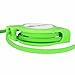 USB C Cable, Veckle 2.3 Ft Type C Retractable Cable for Nexus 5x, Nexus 6p, LG G5, OnePlus 2, Nextbit Robin, Nintendo Switch and More USB C Devices, Green