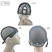 GEX Middle U Part Weaving Wig Foundation Wig Cap with Sturdy Straps 1'' X 3.5'' U Part and 2 Clip Combs For Wig Making M Size