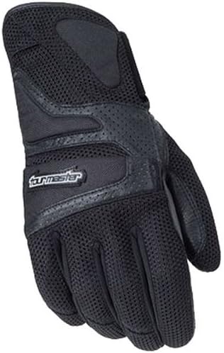 Tour Master Intake Air Men's Textile Street Racing Motorcycle Gloves - Black / 3X-Large
