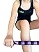 Elite Massage Roller Stick Targets Sore, Tight Leg Muscles to Prevent Cramps and Release Tension. It's Sturdy, Lightweight, Smooth Rolling and Thankfully This Lifesaver has Comfortable Handles.Purple