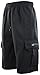 DREAM USA® Mens Cargo Sweat Shorts (M up to 5XL) (5XL, 771-CHARCOAL)
