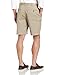 Savane Men's Pleated Eco-Start Classic Twill Short, Aluminum, 38