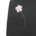FH Group Three Row 7 Seater Floral Design Cloth Car Seat Covers, Airbag Compatible and Split Bench- Universal Fit for Cars Trucks & SUVs Black