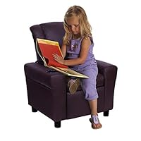 Windaze Children Recliner for Little Boys Girls Small Sofa Chair with Cup Holder Soft Headrest for Boys Girls,Brown