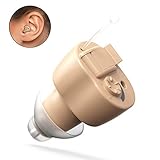 FDA Approved Digital Hearing Amplifier - Super Mini Personal Sound Enhancer with Noise Reduction for Adults and Seniors, 2 Batteries and Hearing Aid Cleaning Brush Included