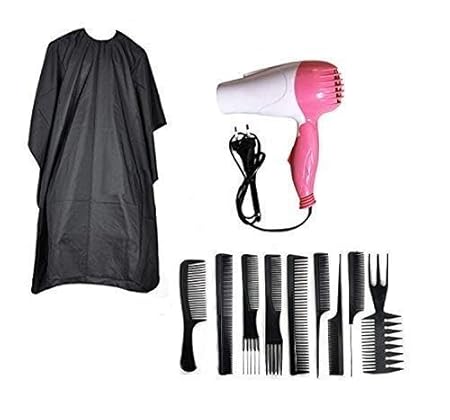 cutting hair with shaving razor