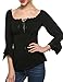 Wakrays Sexy Women Off Shoulder Flare Sleeve slim Irregular Hem Casual Tops Blous