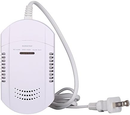 ZANBO Combustible Natural Gas Detector Alarm for Home with Standard US Plug Gas Detector Sensor