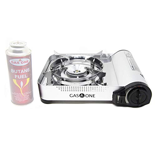 Gas ONE GS-3950 - Camp Stove - Premium Butane Stove with Convenient Carrying Case, Great for Camp Stove and Portable Butane Stove for All Cooking Application and Emergency Preparedness Kit
