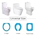 Toilet Seat Covers Disposable Potty Training Seat Covers Waterproof & Non-Slip Individually Wrapped 10 Counts Universal Size for Adults, Kids & Toddler