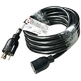 Parkworld NEMA L6-30 Extension Cord, Locking 3-Prong, 30 AMP, 250 Volts, 7500 Watts (25FT)