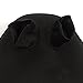 Mermaid Tail Swimming Girls Bikini Set Support Monofin (Monofin, Black Monofin)