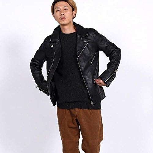 Amazon シップス ジェットブルー Ships Jet Blue Ships Jet Blue シープレザー ダブルライダース ブラック Small コート ジャケット 通販
