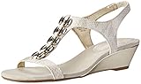 AK Anne Klein Women's Damek Synthetic Wedge Sandal