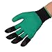 WEBSUN Garden Genie Gloves with Claws Laborer Gloves for Digging and Planting (Right Hand Claw 1 pair)