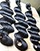 10-28 inch Indian 100% TRUE VIRGIN Remy Human Hair Extensions Natural Wave #1B Weave (10