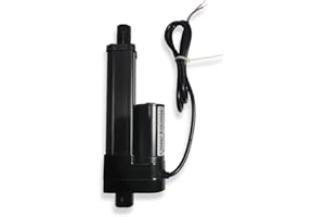 DEMOTOR PERFORMANCE 1500N High Speed 10mm/s Silent Mode Actuator Motor 4 Inch 4" Stroke Linear Actuator Black 12 Volt