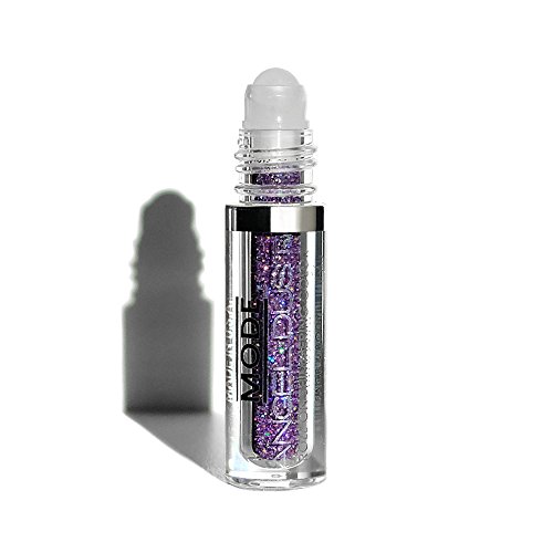 Mode Angel Dust Roll On Glitter - Dream Maker - Holographic Purple Sparkling High Performance 3D Loose Glitters for Face and Body in a Spill Proof Bottle, Cruelty Free & Vegan, Made in NY USA 1.1g