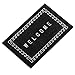 SM SunniMix 1:12 Scale Welcome Floor Covering Rugs Door Mat for Dolls House Miniature Room Decoration - Black